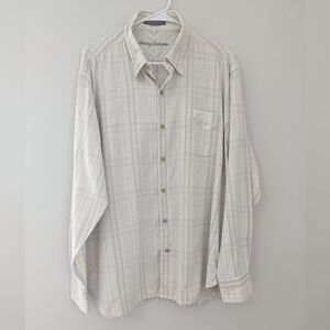 Men's Classic Gray Plaid Shirt
